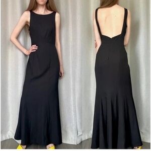 Amsale Joelle Evening Gown in Black